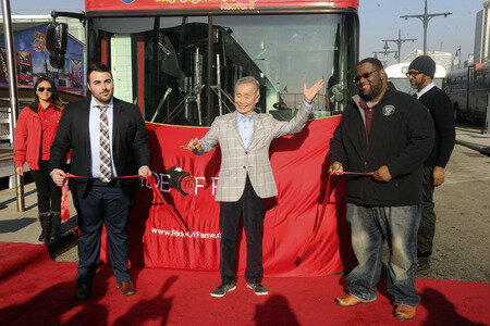 George Takei is inducted into the Ride of Fame in New York