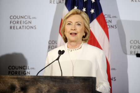 Anti-Terror Rede von Hillary Clinton in New York