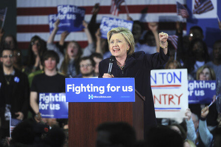 Walkampfrede von Hillary Clinton in New Jersey
