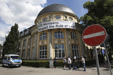 Impressionen vom G-20-Gipfel in Hamburg