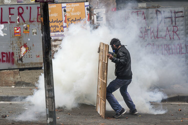 Maidemonstration in Istanbul