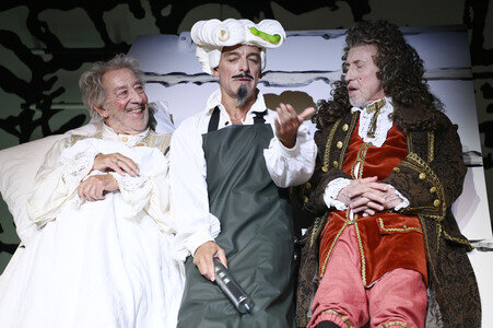 Theaterprobe 'Der eingebildet Kranke' in Berlin