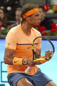 Tennis Match Rafael Nadal vs Joao Sousa in Madrid