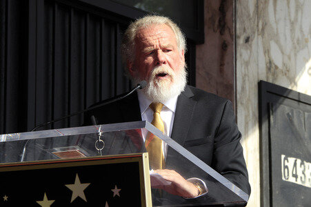 Nick Nolte erhält einen Stern auf dem Hollywood Walk of Fame in Los Angeles