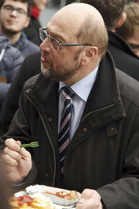 SPD-Kanzlerkandidat Martin Schulz in Darmstadt