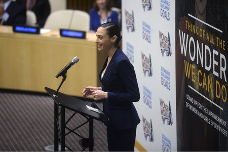Ernennung von Wonder Woman zur UN-Botschfterin in New York