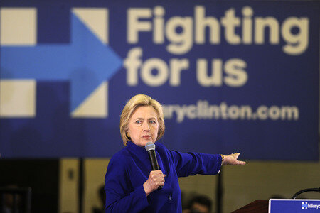 Wahlkampfrede von Hillary Clinton  in Newark