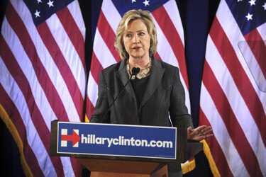 Hillary Clinton spricht in New York