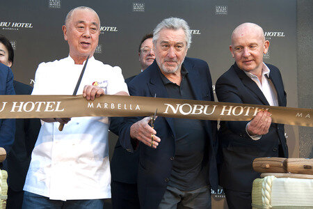 Hoteleröffnung mit Robert de Niro in Marbella