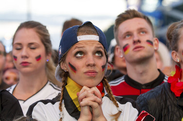 WM-Fanmeile beim Spiel Deutschland gegen Ghana, Berlin