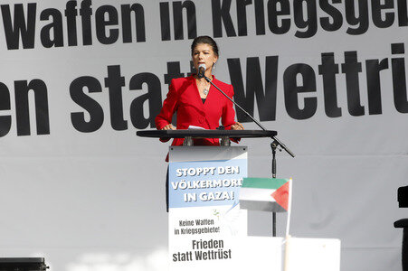 Kundgebung für Frieden im Gazastreifen in Berlin