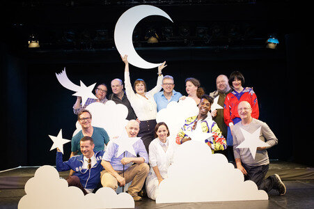 Fototermin zur Operette 'Frau Luna' in Berlin