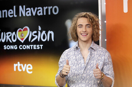 Photocall mit Manel Navarro in Madrid