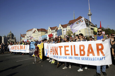 Demonstration 'Unteilbar' in Berlin