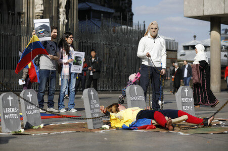 Venezuela Protest in Köln