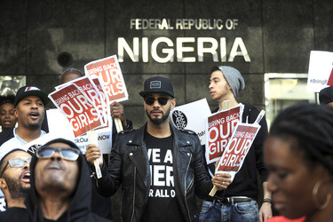 Protest gegen Boko Haram, New York