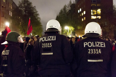 Demonstration am Oranienplatz, Berlin