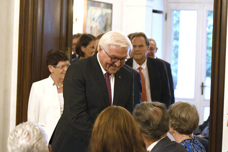 Gesprächsrunde in der Villa Hammerschmidt in Bonn