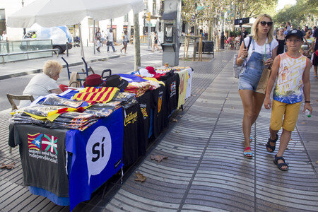 Las Ramblas nach dem Terroranschalg in Barcelona