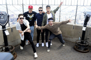 Midnight Red besuchen das Empire State Building, New York