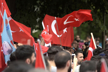 Protest gegen versuchten Militärputsch in der Türkei