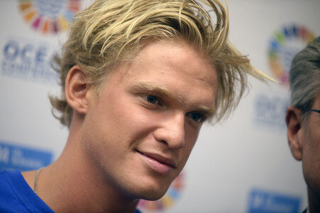 Podiumsgespräch mit Cody Simpson in New York
