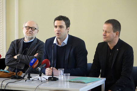 Pressekonferenz zur Wiedereröffnung der Staatsoper Unter den Linden in Berlin