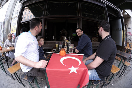 UEFA-Fußball-Europameisterschaft 2016 Spiel Türkei gegen Kroation in Berlin
