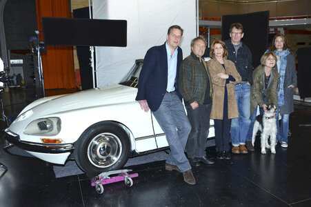Fototermin am Set des ARD-Films 'Almuth und Rita' in München