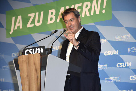 Schlusskundgebung der CSU zur Landtagswahl in München