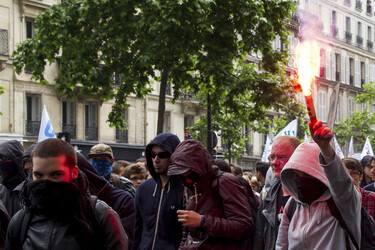 Demonstration gegen die Front National, Paris