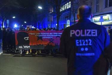 Demo gegen Europäischen Polizeikongress, Berlin