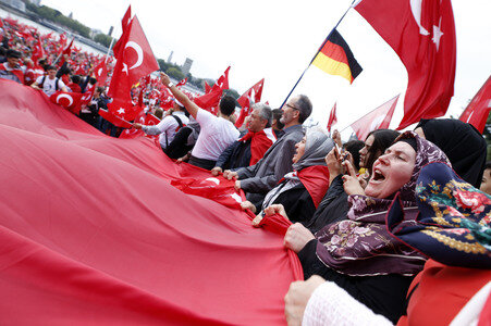 Erdogan-Demo in Köln