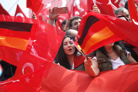 Erdogan-Demo in Köln
