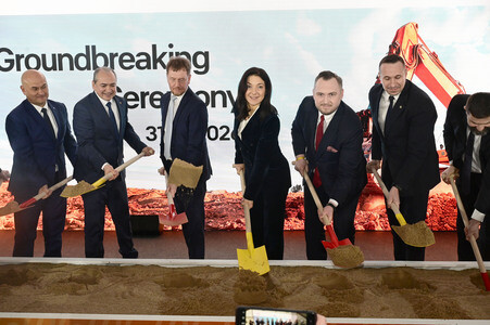 Feierlicher Spatenstich des Projekts 'United Heat' in Görlitz