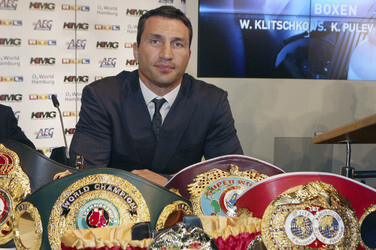 Pressekonferenz zum WM Boxkampf Klitschko vs. Pulev, Hamburg