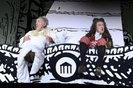 Theaterprobe 'Der eingebildet Kranke' in Berlin