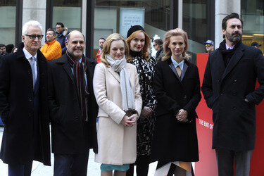 'Mad Men' Kunstinstallation Enthüllung, New York