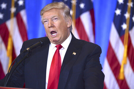 Donald Trump Pressekonferenz in New York