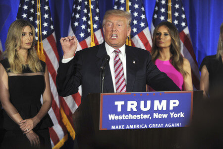 Wahlkampfrede von Donald Trump in Briarcliff Manor