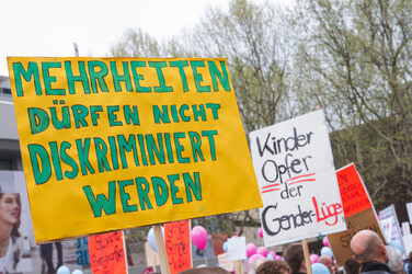 Bildungsplan-Demos in Stuttgart