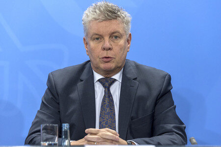 Pressekonferenz zum Thema Luftqualität in Berlin