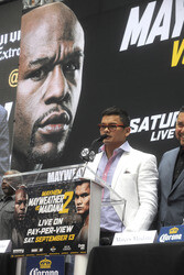 Floyd Mayweather Jr. vs. Marcos Maidana  Pressekonferenz  New York