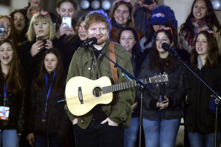 Auftritt von Ed Sheeran in New York