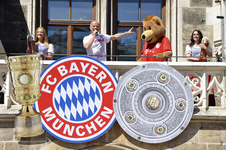 DFB-Pokalfeier des FC Bayern München