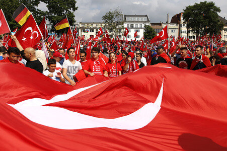 Erdogan-Demo in Köln