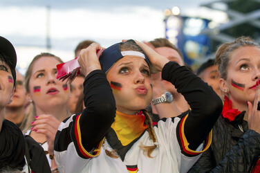 WM-Fanmeile beim Spiel Deutschland gegen Ghana, Berlin