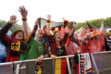 WM-Fanmeile beim Spiel Deutschland gegen USA, Berlin