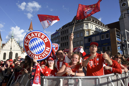 Meisterfeier 2017 des FC Bayern München