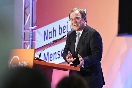 Armin Laschet Wahlkampfveranstaltung in Bergisch Gladbach